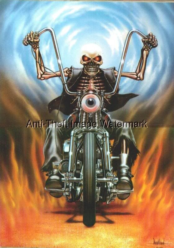 David Mann - Skeleton Riding Ch...